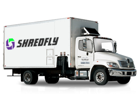 Deerfield shredding truck